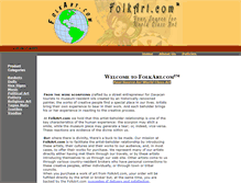 Tablet Screenshot of folkart.com